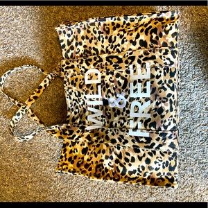 Leopard tote bag
